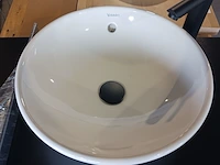 Topblad met waskom, duravit, matzwart - afbeelding 5 van  11