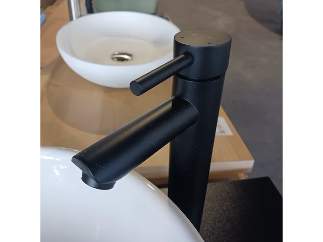 Topblad met waskom, duravit, matzwart - afbeelding 9 van  11
