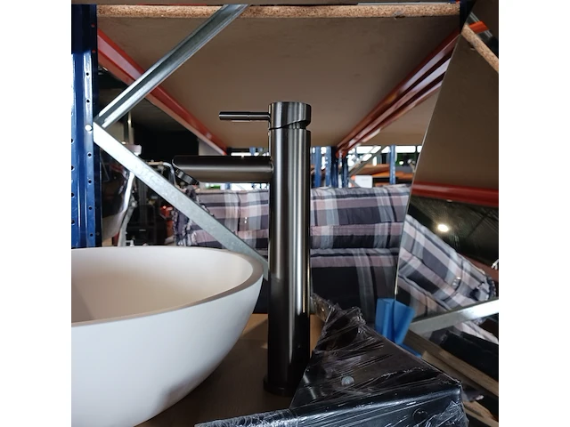 Topblad met waskom, eiken/matwit - afbeelding 7 van  10