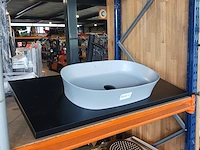 Topblad met waskom, ideal standard, mat zwart / mat grijs - afbeelding 1 van  10