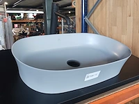 Topblad met waskom, ideal standard, mat zwart / mat grijs - afbeelding 3 van  10