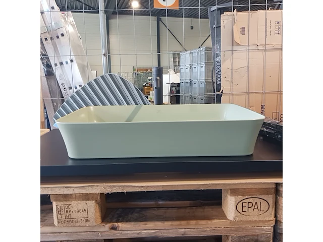 Topblad met waskom, ideal standard, matzwart/lente groen - afbeelding 4 van  10