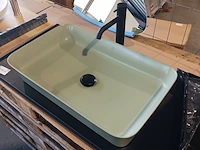 Topblad met waskom, ideal standard, matzwart/lente groen - afbeelding 8 van  10