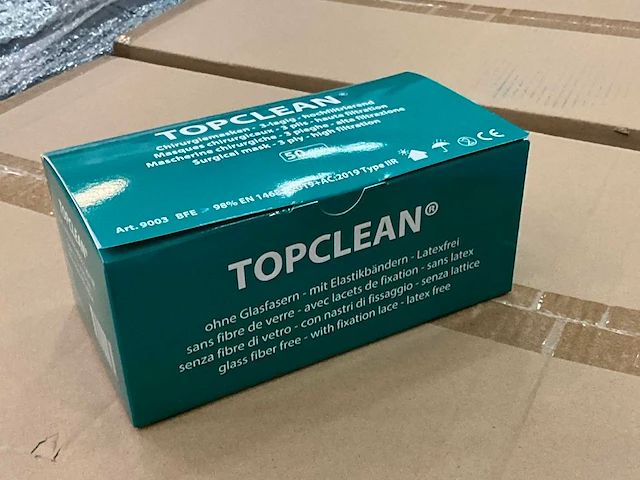 Topclean iir chirurgische maskers (48000x) - afbeelding 1 van  8