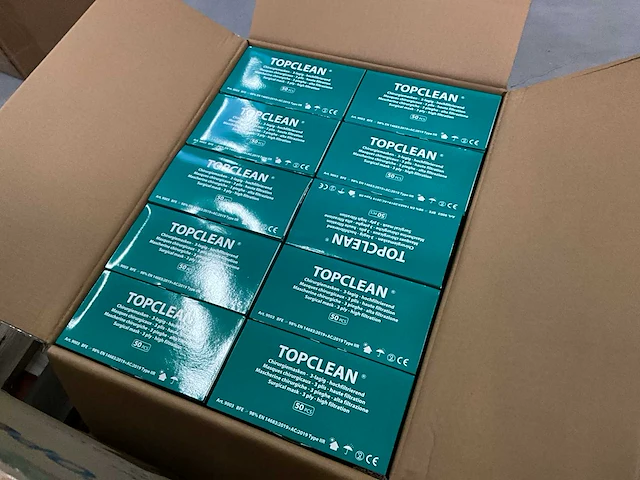 Topclean iir chirurgische maskers (48000x) - afbeelding 4 van  8