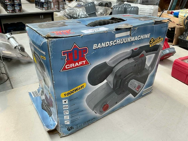 Topcraft bandschroefmachine - afbeelding 1 van  3