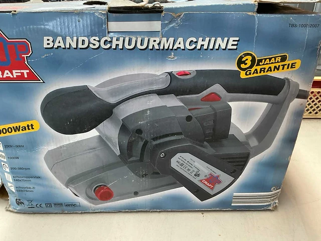 Topcraft bandschroefmachine - afbeelding 2 van  3
