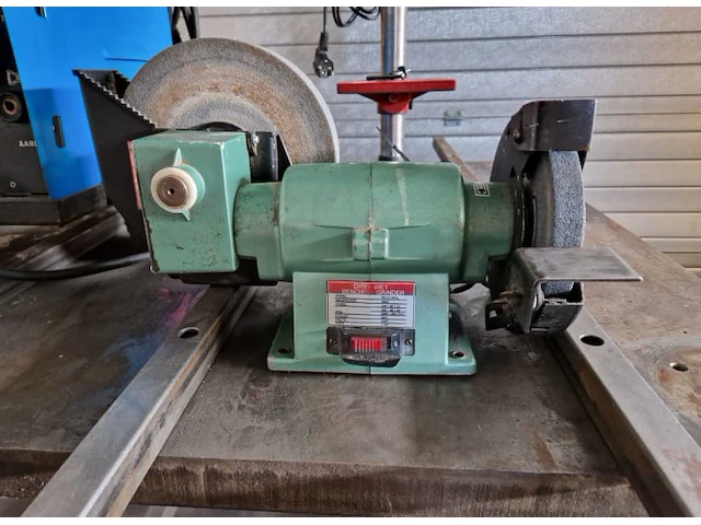 Topcraft, cebora tsb416 / md3215wg / bi-welder 1718 stalen werktafel inclusief afkortzaag, boormachine, lasser, natslijper - afbeelding 7 van  9