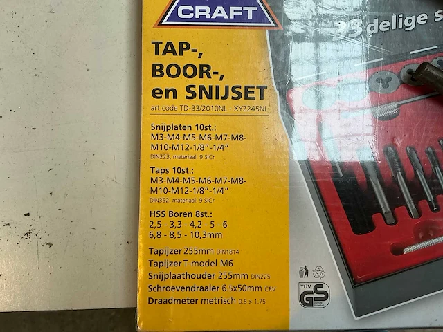 Topcraft draadsnijset - afbeelding 4 van  4