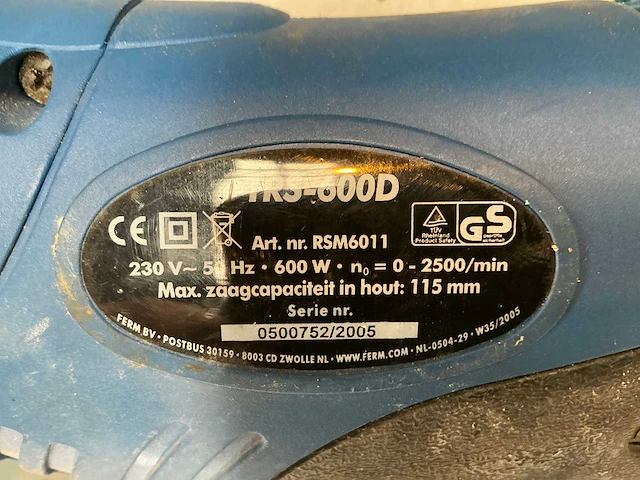Topcraft trs-600d reciprozaag - afbeelding 6 van  6