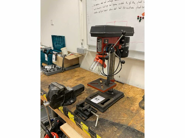 Topcraft tsb 416 kolomboormachine en bankschroef - afbeelding 2 van  5