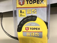Topex professionele rolmaat 8mtr. gekeurd - afbeelding 4 van  7