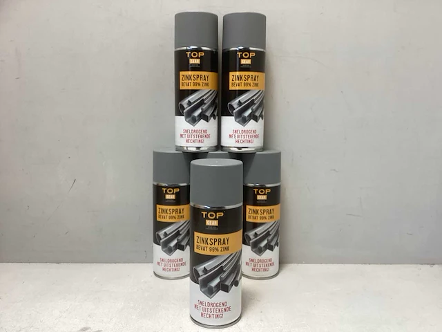 Topgear zinkspray 400ml (6x) - afbeelding 1 van  5