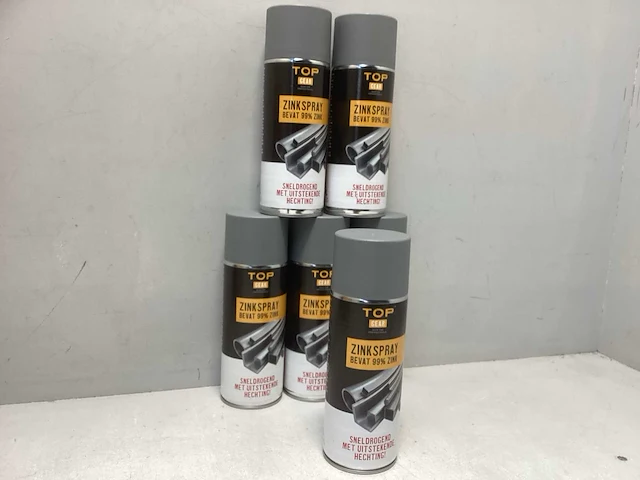 Topgear zinkspray 400ml (6x) - afbeelding 2 van  5