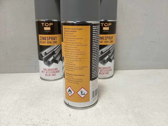 Topgear zinkspray 400ml (6x) - afbeelding 4 van  5