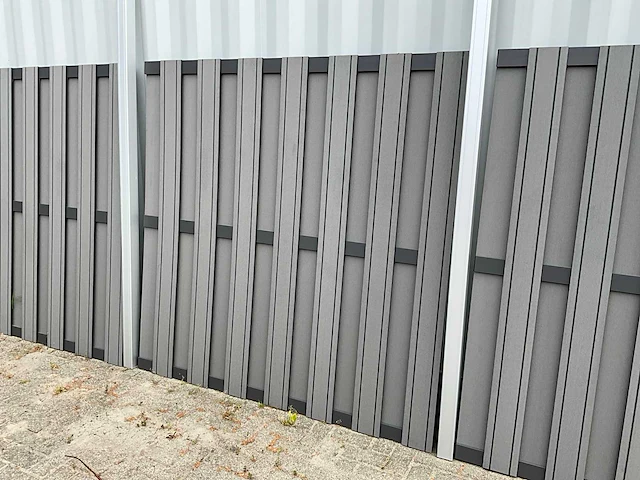 Topline composiet schutting set 7.55 meter - afbeelding 3 van  6