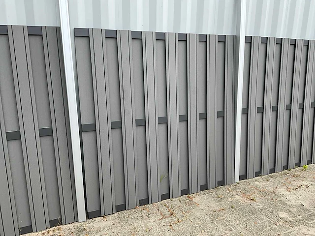 Topline composiet schutting set 7.55 meter - afbeelding 5 van  6