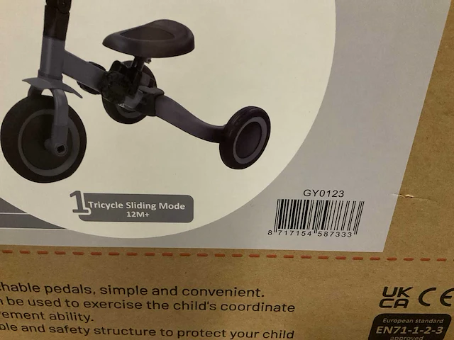 Topmark kaya loopfiets grey - afbeelding 3 van  3