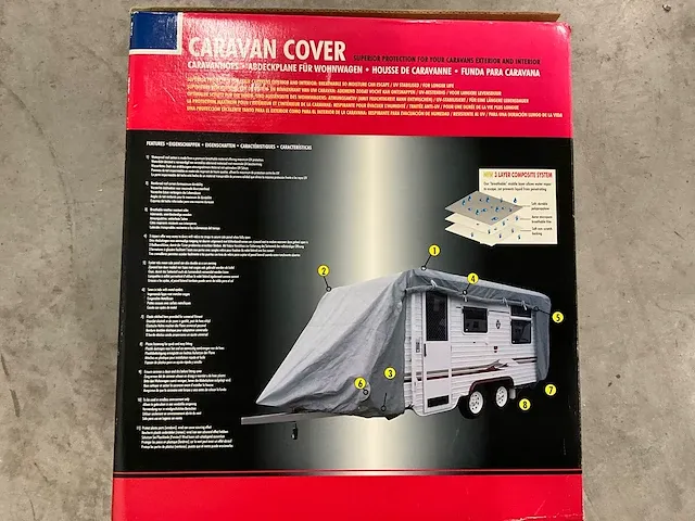 Toppoint caravanhoes (5,5m) (2x) - afbeelding 3 van  5