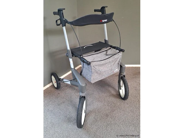 Topro rollator | model olympos atr offroad incl. rugsteun | kleur grijs | maat m - afbeelding 4 van  11