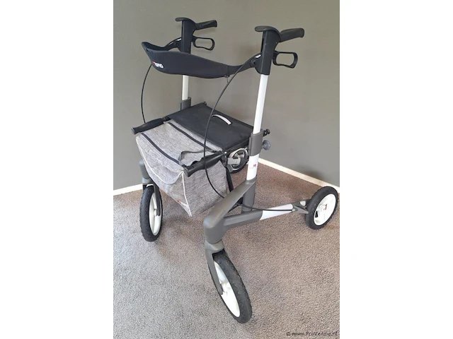 Topro rollator | model olympos atr offroad incl. rugsteun | kleur grijs | maat m - afbeelding 5 van  11