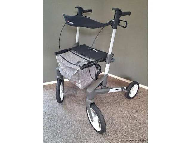 Topro rollator | model olympos atr offroad incl. rugsteun | kleur grijs | maat m - afbeelding 6 van  11