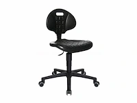 Topstar werkdraaistoel tec 20 wielen polyurethaanschuim zwart 410-540 mm - afbeelding 1 van  4
