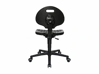 Topstar werkdraaistoel tec 20 wielen polyurethaanschuim zwart 410-540 mm - afbeelding 3 van  4