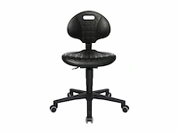 Topstar werkdraaistoel tec 20 wielen polyurethaanschuim zwart 410-540 mm - afbeelding 4 van  4
