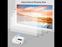 Topvision native 1080p home cinema beamer 9000 lume 150000 uur compatibel met hdmi/usb/sd/av/vga - afbeelding 3 van  4