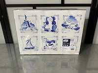 Tork - delft-ware - pak placemats (30x42 cm) (10x) - afbeelding 1 van  2