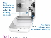 Tork 551100 matic sensor handdoekrol dispenser elevation wit - afbeelding 4 van  7