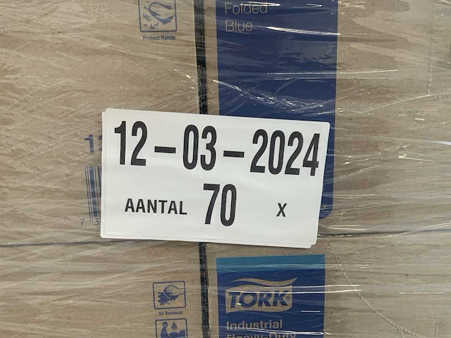 Tork industrial heavy-duty poetspapier (70x) - afbeelding 10 van  10