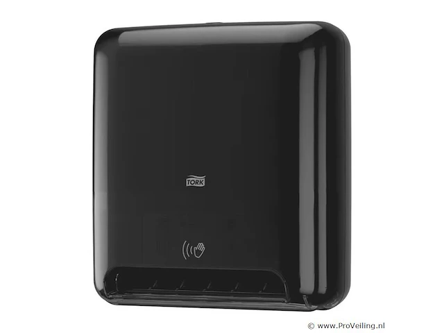 Tork matic® automatische handdoekrol dispenser zwart h1 - afbeelding 1 van  5