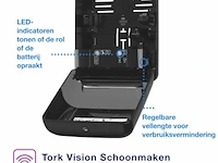 Tork matic® automatische handdoekrol dispenser zwart h1 - afbeelding 5 van  5