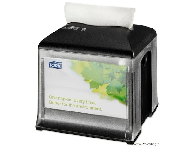 Tork xpressnap snack® tabletop servetdispenser zwart - afbeelding 1 van  1