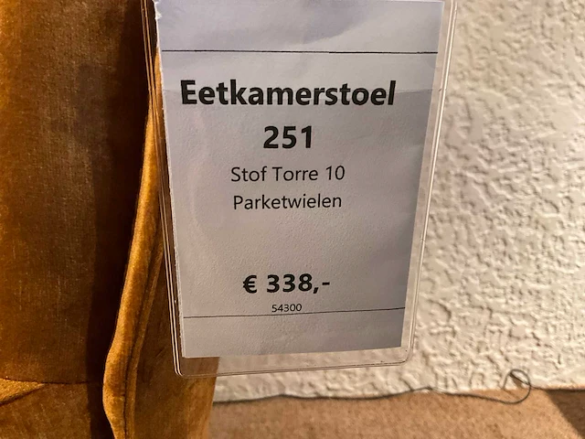 Torre verrijdbare eetkamerstoel (4x) - afbeelding 8 van  8