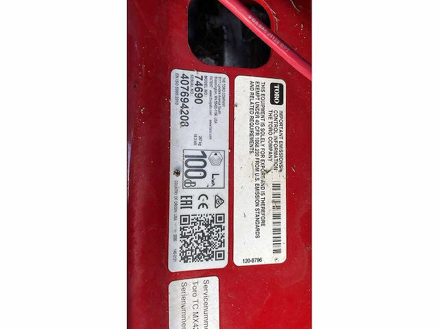 Torro - mx4275t - grasmaaier - afbeelding 20 van  27