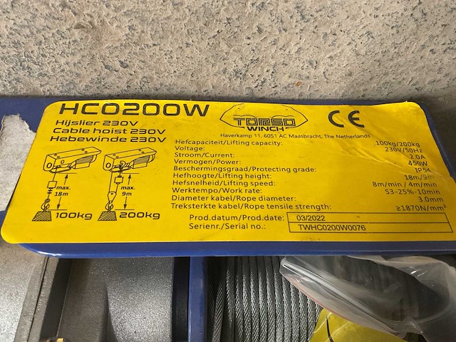 Torso hc0200w hijslier - afbeelding 4 van  4