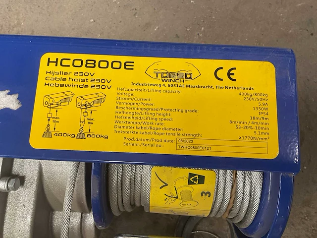 Torso hc0800e hijslier - afbeelding 4 van  4