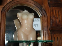 Torso kaars. hoogte 15 cm. - afbeelding 1 van  1