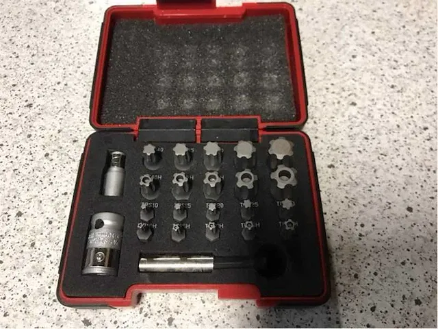 Torx 23 delig - bit set (5x) - afbeelding 3 van  3