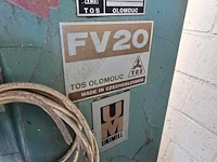 Tos - fv 20 - universele freesmachine - afbeelding 2 van  10