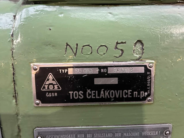 Tos - su-80a - horizontale draaibank - afbeelding 8 van  24