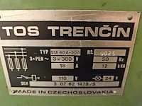 Tos - sui 50a 2000 - universele draaibank - afbeelding 15 van  16