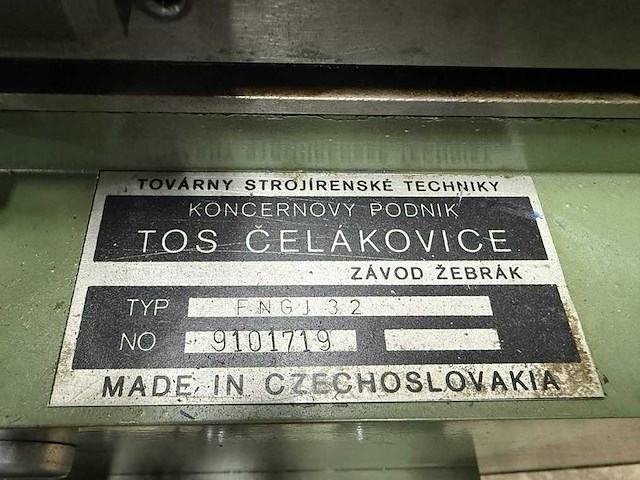 Tos celakovice fngj 32 freesmachine - afbeelding 14 van  21