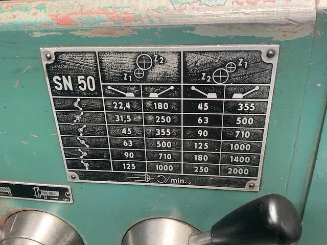 Tos sn 40c-50c universele draaibank - afbeelding 6 van  18