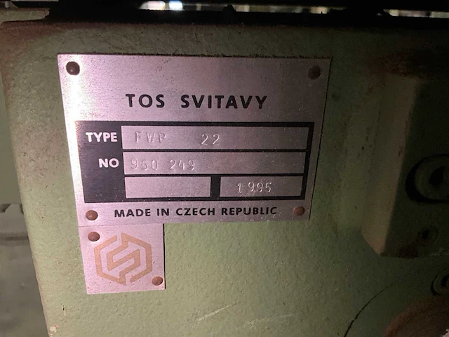 Tos svitavy fwp 225 211 vierzijdige profileer- en schaafmachine - afbeelding 4 van  12