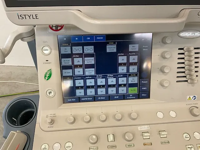 Toshiba - aplio xg - ultrasound equipment - afbeelding 11 van  12