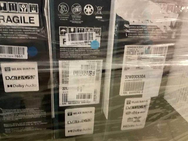 Toshiba - pallet - televisies (6x) - afbeelding 16 van  18